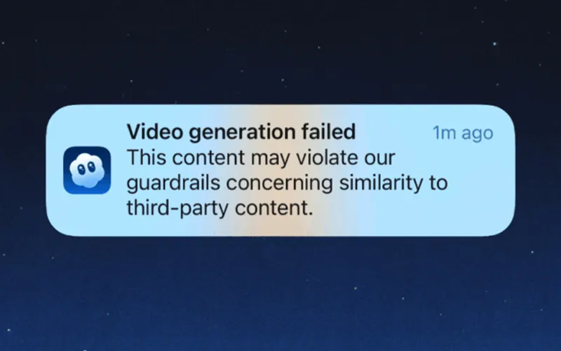 Sora 2 Content Violation